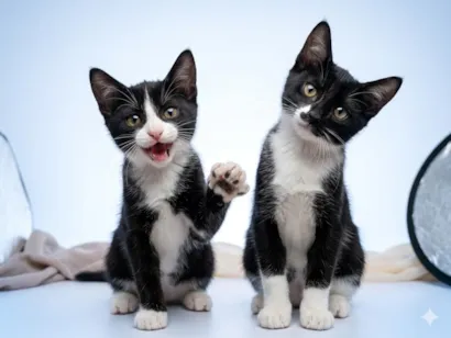 Gato raça SRD-ViraLata idade 2 a 6 meses nome Lilica, leleca, pantera. 