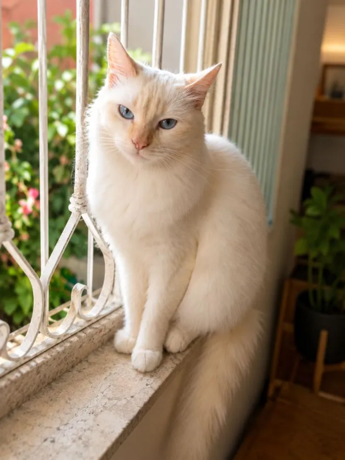 Gato raça SRD-ViraLata idade 1 ano nome Brisa