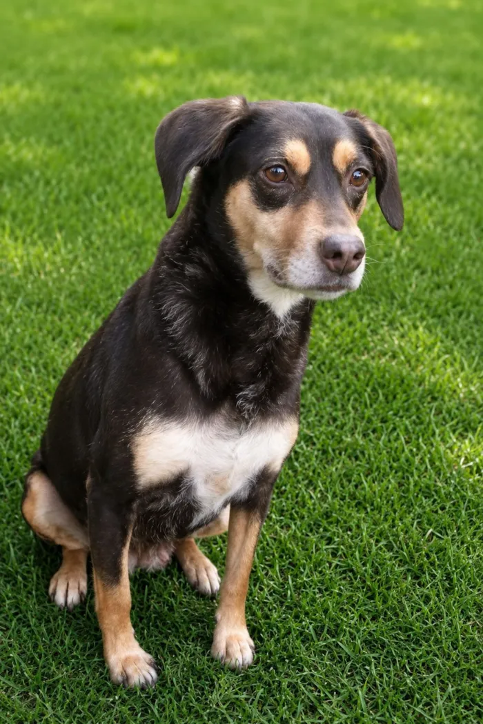 Cachorro raça SRD-ViraLata idade 4 anos nome Bombom