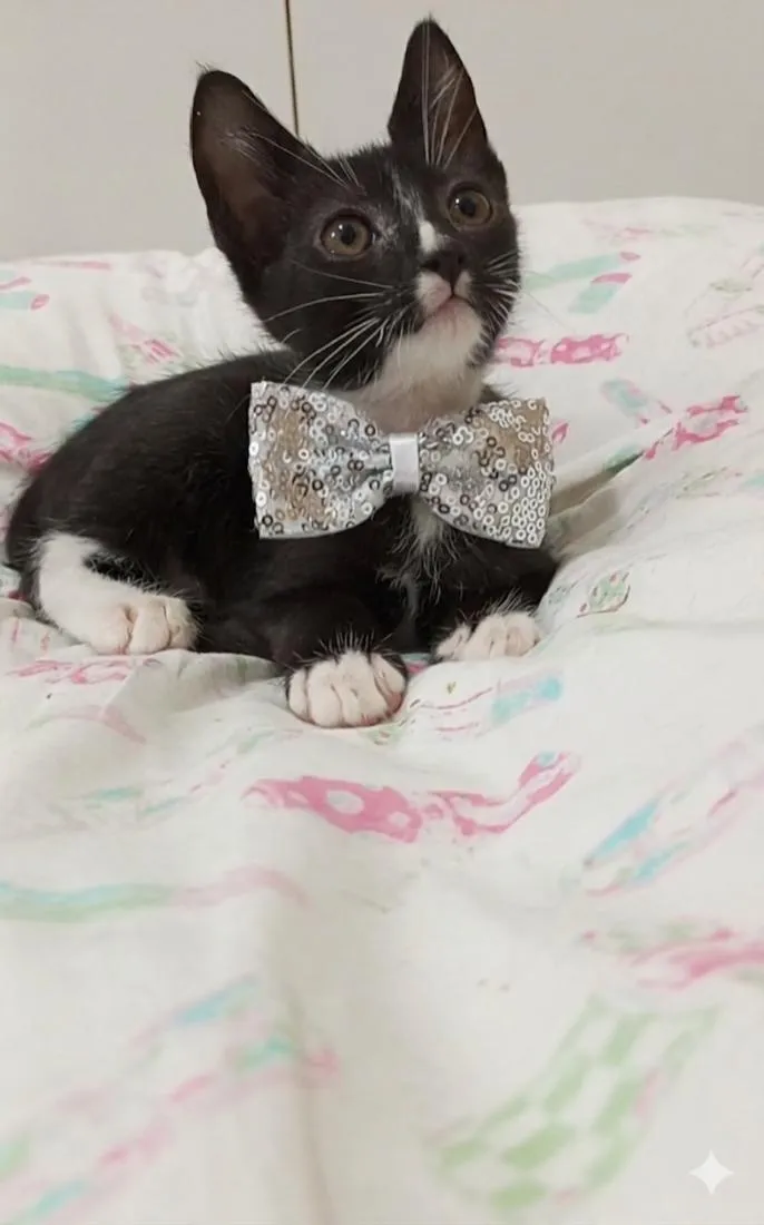 Gato raça SRD-ViraLata idade 2 a 6 meses nome Leo