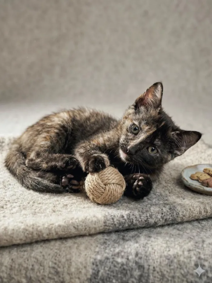 Gato raça SRD-ViraLata idade 2 a 6 meses nome Charlotte