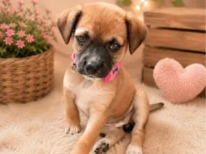 Cachorro raça SRD-ViraLata idade Abaixo de 2 meses nome Chiara
