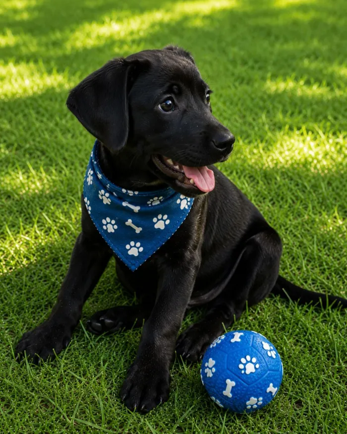 Cachorro raça SRD-ViraLata idade 2 a 6 meses nome Demétrio 