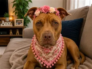 Cachorro raça Pit-Bull idade 1 ano nome Alfa