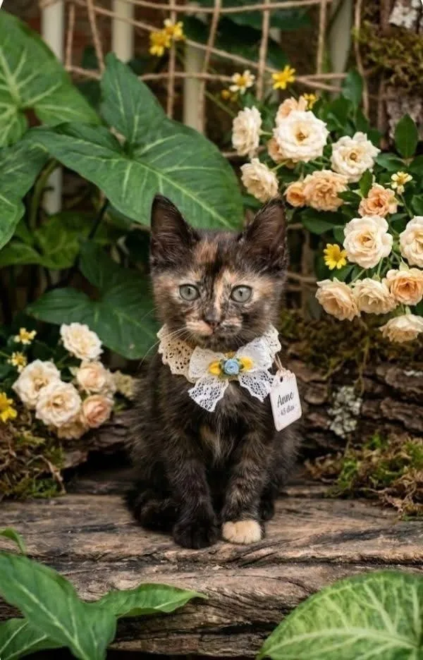 Gato raça SRD-ViraLata idade Abaixo de 2 meses nome Anny