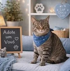Gato raça SRD-ViraLata idade 6 ou mais anos nome BOCHECHA