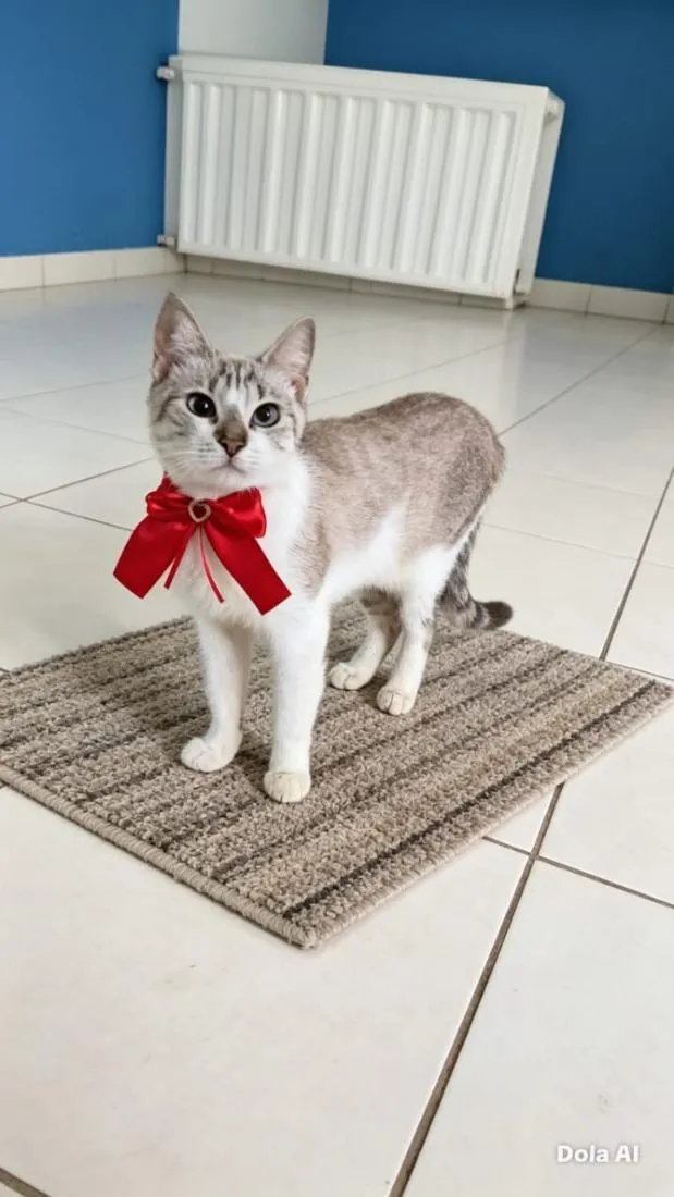 Gato raça SRD-ViraLata idade 7 a 11 meses nome Tapioca