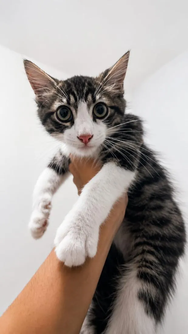 Gato raça SRD-ViraLata idade 2 a 6 meses nome Tom