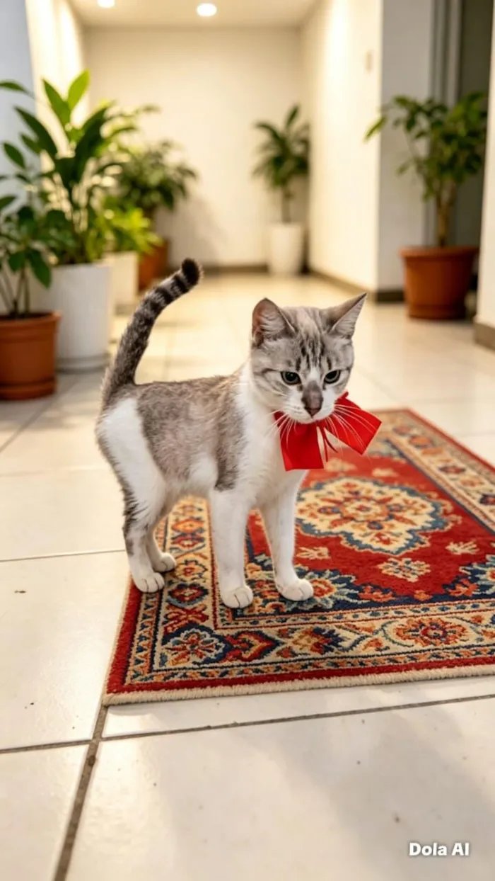 Gato raça SRD-ViraLata idade 7 a 11 meses nome Tapioca 