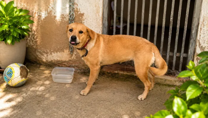 Cachorro raça SRD-ViraLata idade 2 a 6 meses nome Lilo