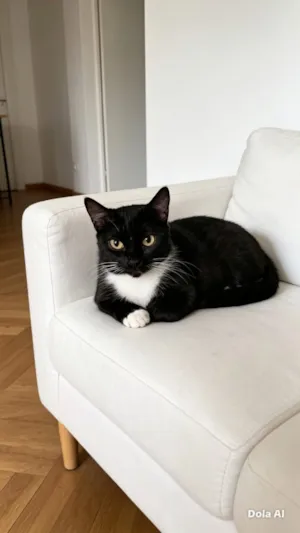 Gato raça SRD-ViraLata idade 1 ano nome Safira