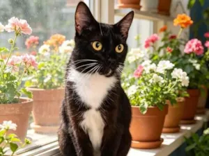 Gato raça SRD-ViraLata idade 1 ano nome Safira