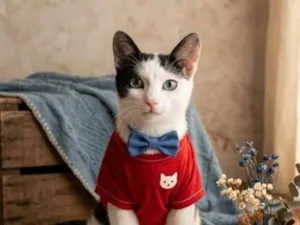 Gato raça SRD-ViraLata idade 2 a 6 meses nome Zion