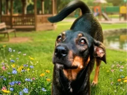 Cachorro raça SRD-ViraLata idade 4 anos nome Judith
