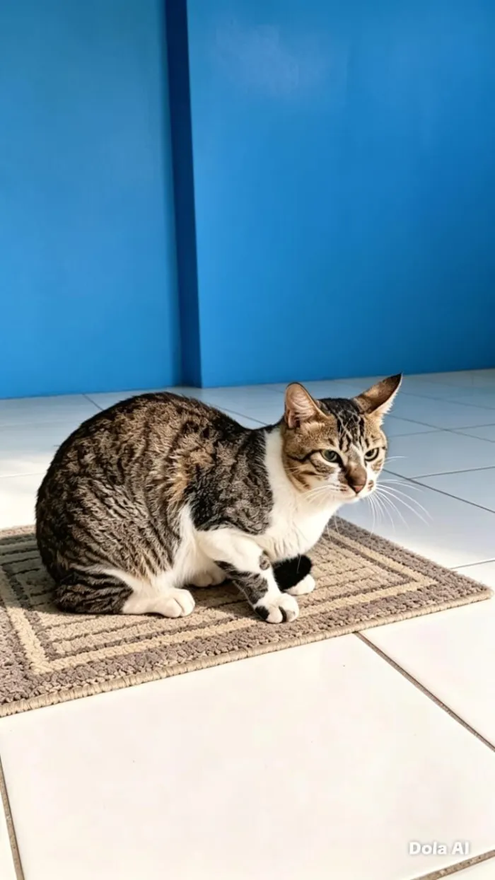 Gato raça SRD-ViraLata idade 7 a 11 meses nome Duque