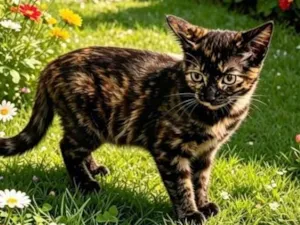 Gato raça SRD-ViraLata idade 2 a 6 meses nome Jasmim