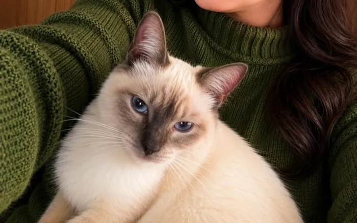 Gato raça Siamês idade 7 a 11 meses nome Luna