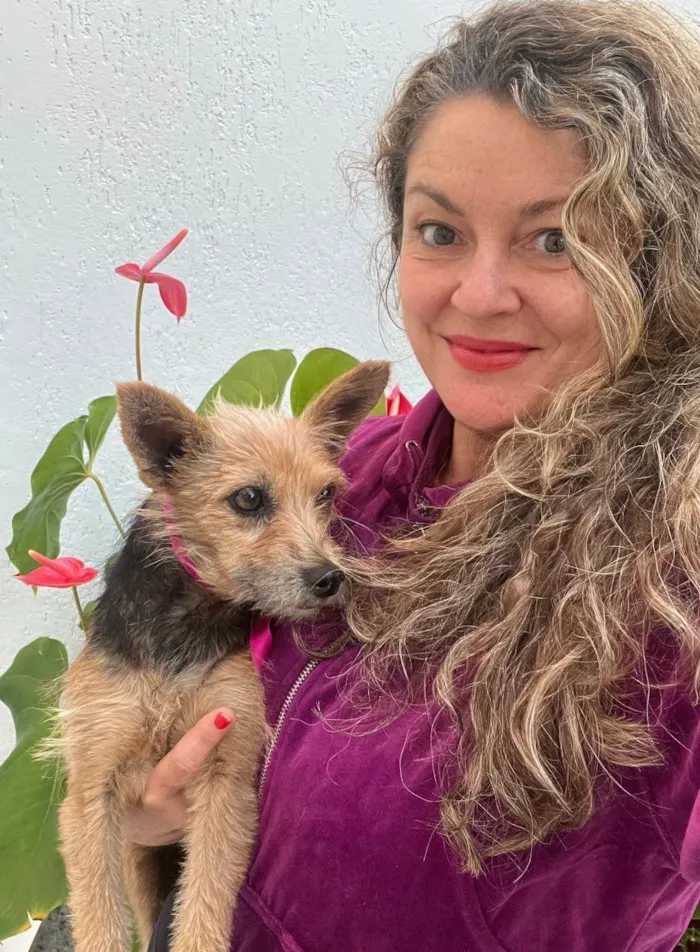 Cachorro raça SRD-ViraLata idade 1 ano nome Mel