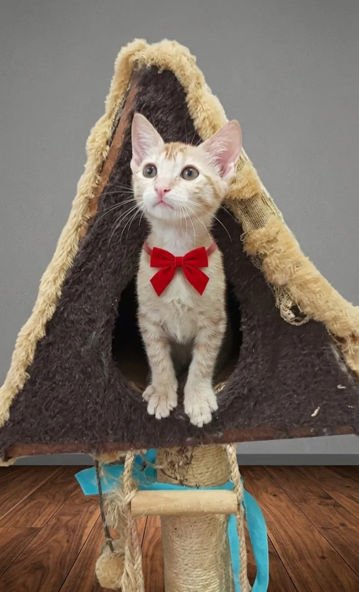 Gato raça SRD-ViraLata idade 2 a 6 meses nome leona