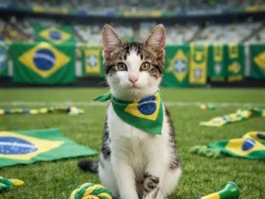 Gato raça SRD-ViraLata idade 2 a 6 meses nome Lucca