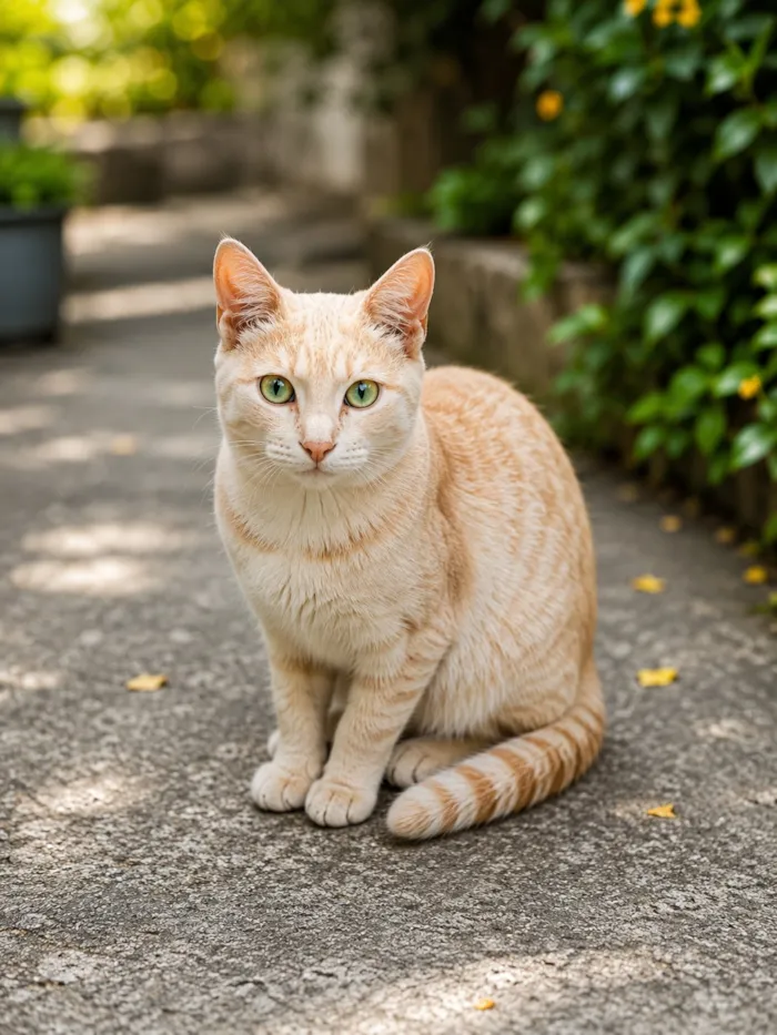 Gato raça SRD-ViraLata idade 7 a 11 meses nome Laranjinha