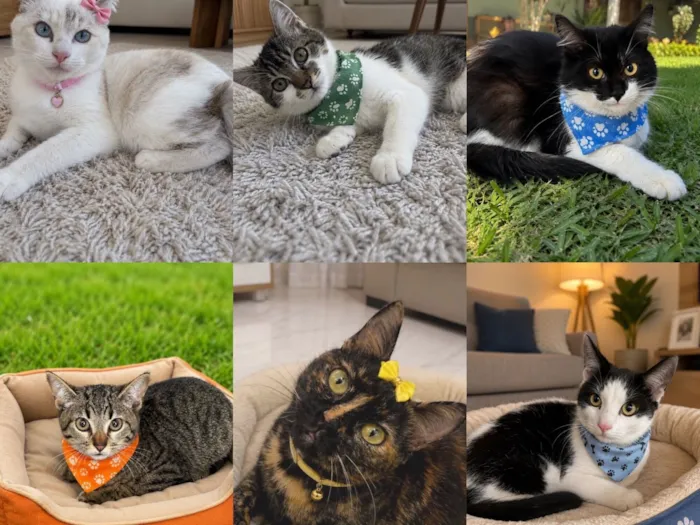 Gato raça SRD-ViraLata idade 2 a 6 meses nome Filhotes 