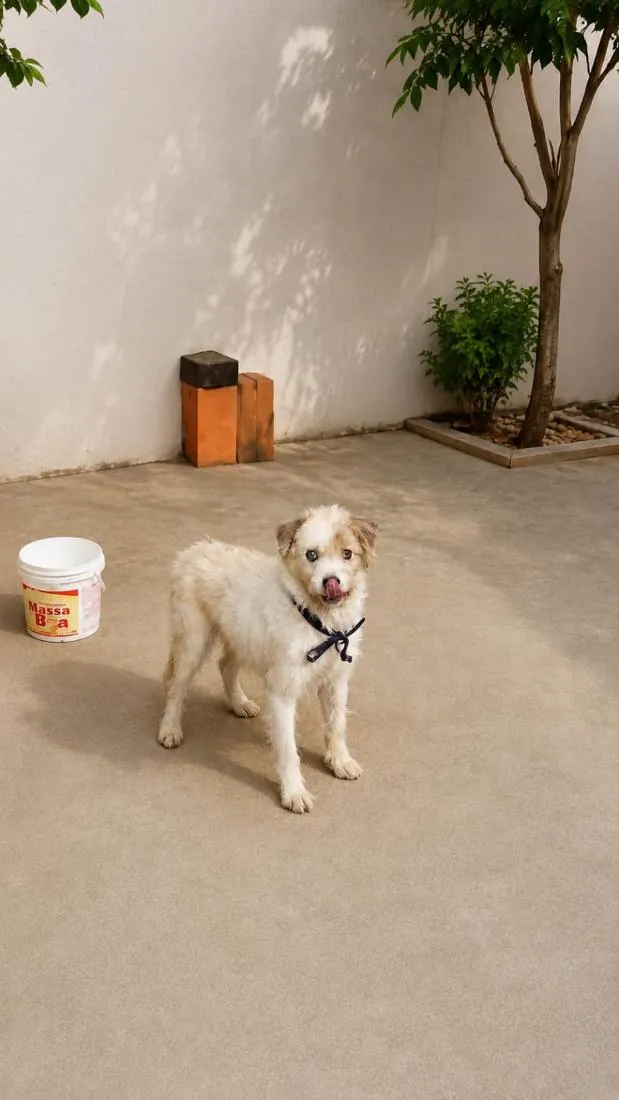 Cachorro raça SRD-ViraLata idade 3 anos nome July