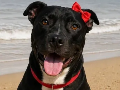 Cachorro raça Pit-Bull idade 2 a 6 meses nome Ana Vitória 