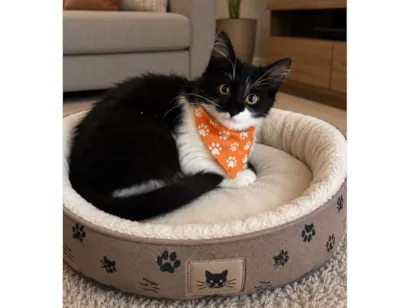 Gato raça SRD-ViraLata idade 2 a 6 meses nome Joaquim