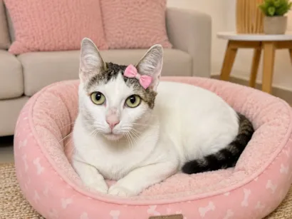 Gato raça SRD-ViraLata idade 7 a 11 meses nome Crystal 