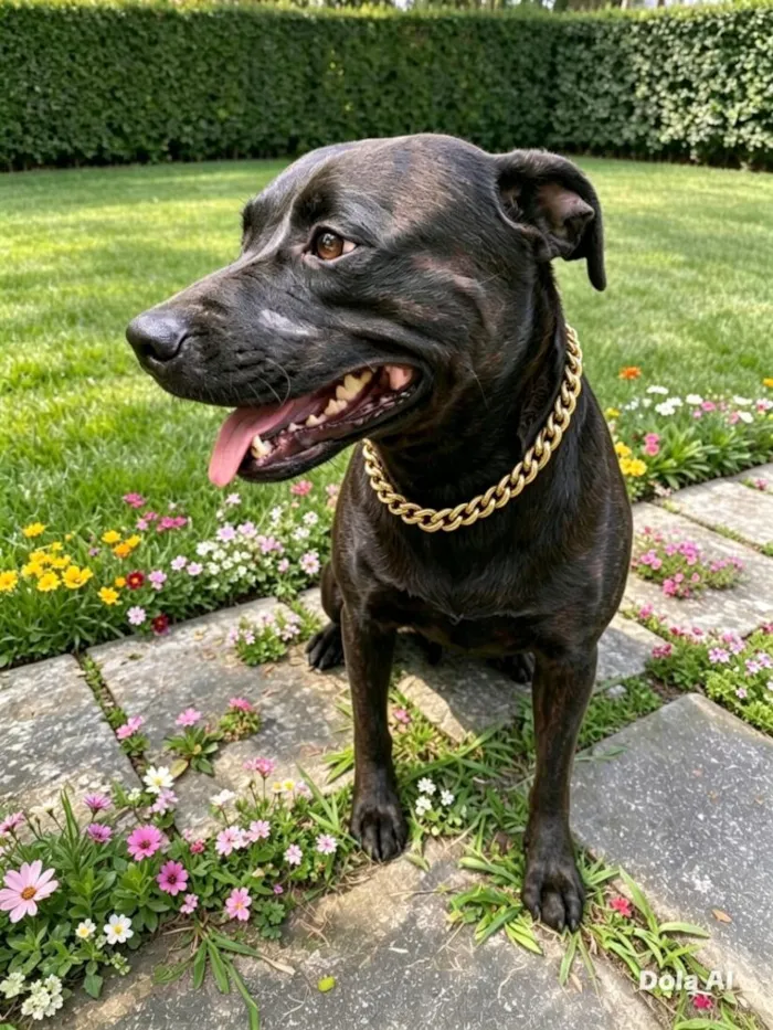 Cachorro raça SRD-ViraLata idade 1 ano nome Bradock