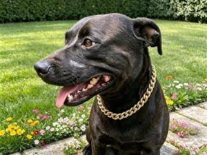 Cachorro raça SRD-ViraLata idade 1 ano nome Bradock