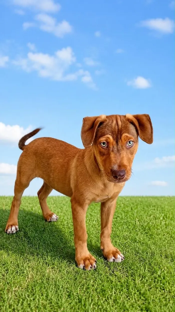 Cachorro raça SRD-ViraLata idade 2 a 6 meses nome Apollo