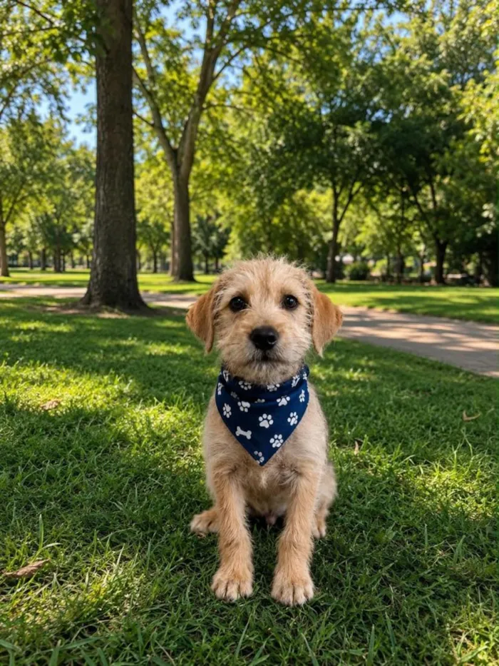 Cachorro raça SRD-ViraLata idade 2 a 6 meses nome Teddy