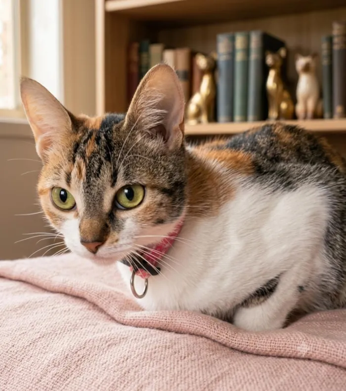 Gato raça SRD-ViraLata idade 7 a 11 meses nome Safira