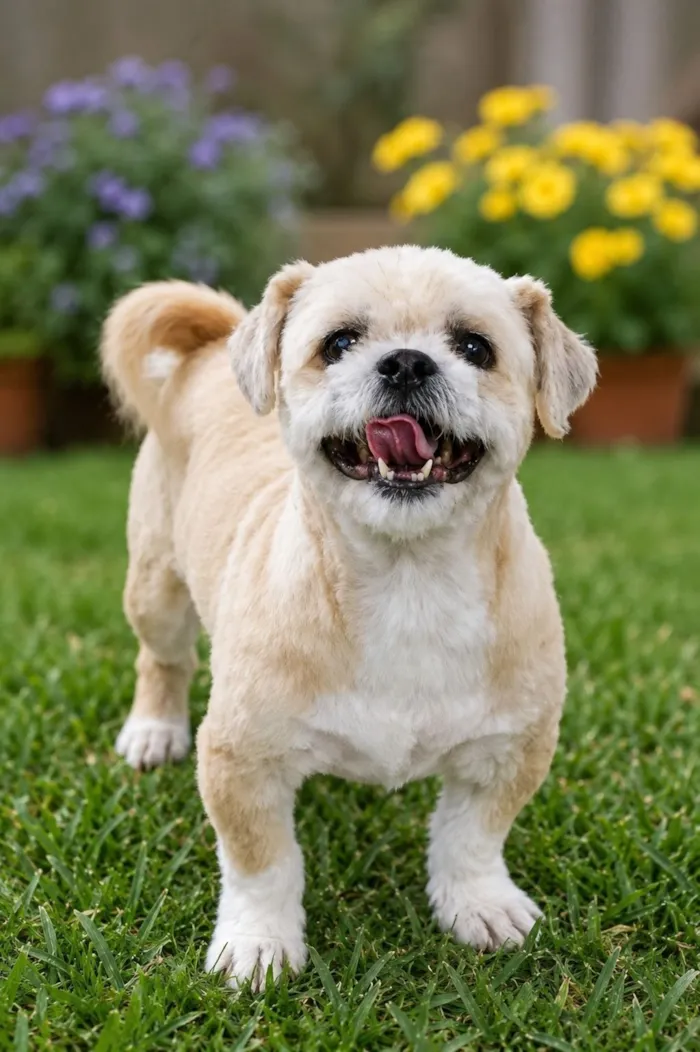 Cachorro raça Shitzu idade 6 ou mais anos nome Bidu