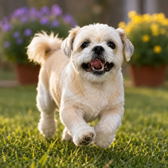 Cachorro raça Shitzu idade 6 ou mais anos nome Bidu