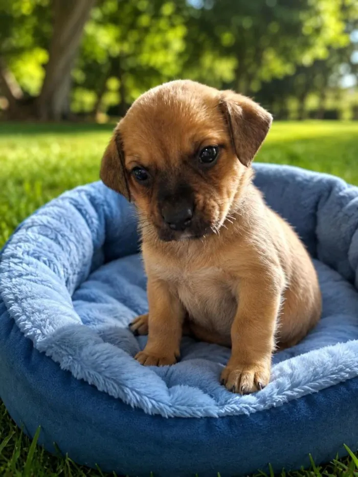 Cachorro raça SRD-ViraLata idade 2 a 6 meses nome Caramelo