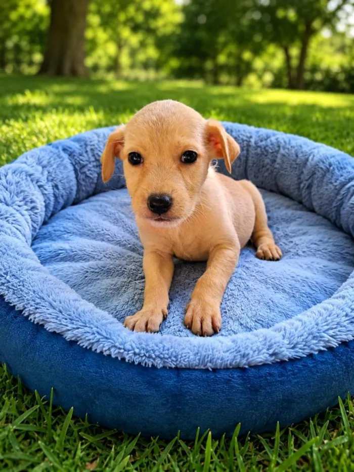 Cachorro raça SRD-ViraLata idade 2 a 6 meses nome Cocada