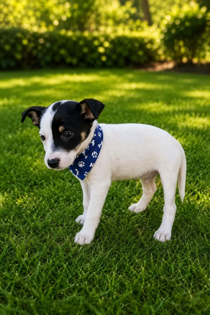Cachorro raça SRD-ViraLata idade 2 a 6 meses nome Jerônimo 