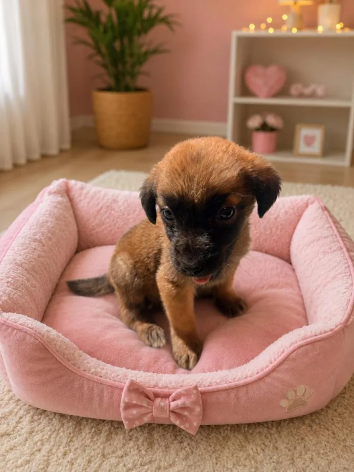 Cachorro raça SRD-ViraLata idade 2 a 6 meses nome Alice