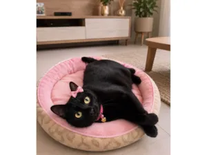 Gato raça SRD-ViraLata idade 1 ano nome Pantera