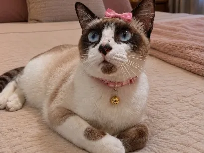 Gato raça Siamês idade 7 a 11 meses nome Helena 