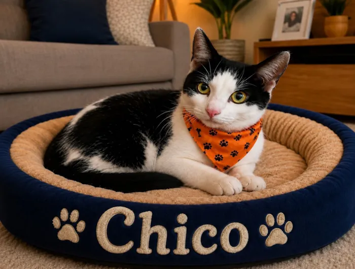 Gato raça SRD-ViraLata idade 2 a 6 meses nome Chico e Bento 