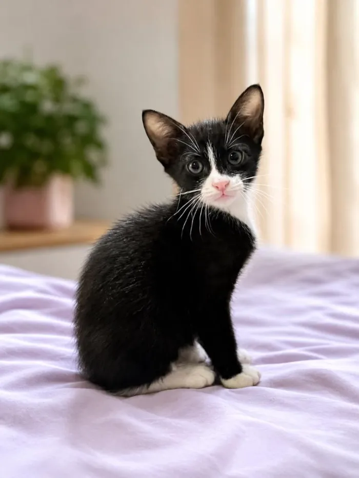 Gato raça SRD-ViraLata idade 2 a 6 meses nome Família dos 4 