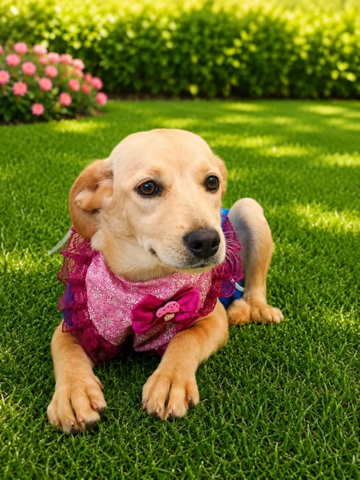 Cachorro raça SRD-ViraLata idade 2 a 6 meses nome Karen