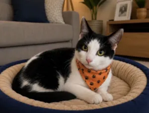 Gato raça SRD-ViraLata idade 7 a 11 meses nome Bento