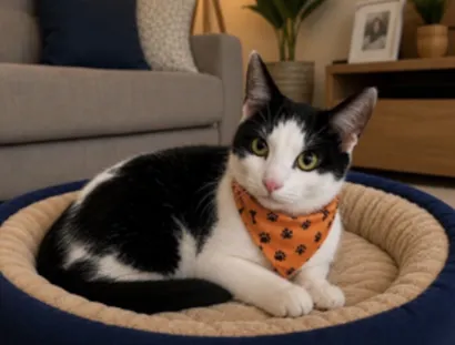 Gato raça SRD-ViraLata idade 7 a 11 meses nome Bento