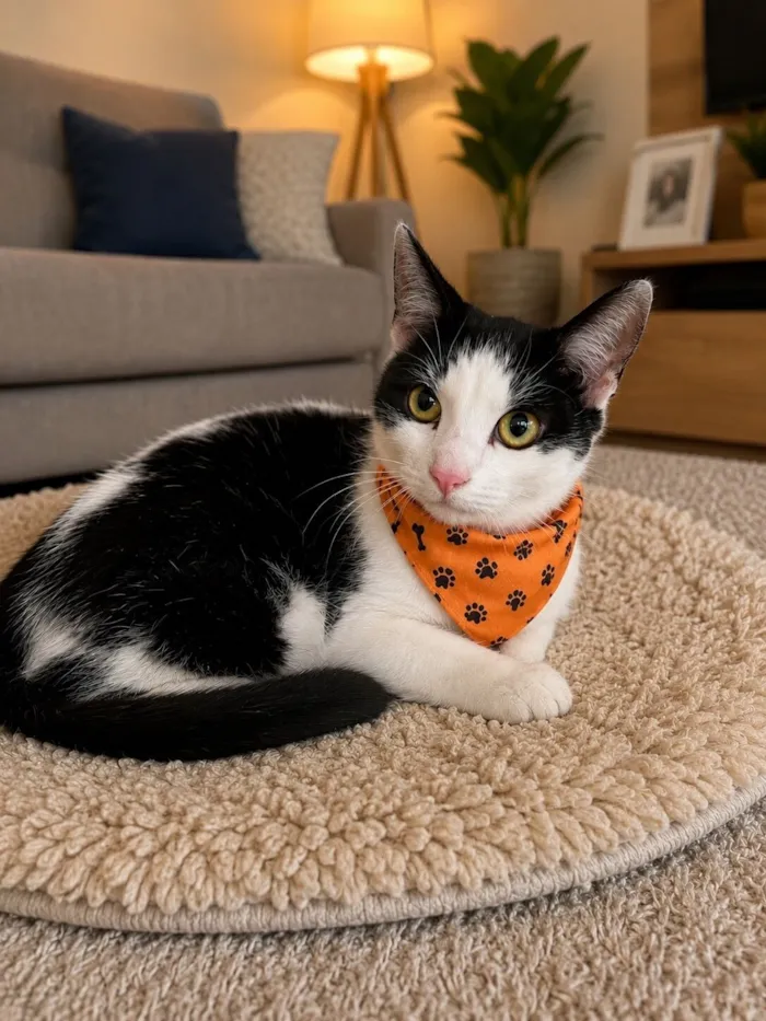Gato raça SRD-ViraLata idade 7 a 11 meses nome Bento