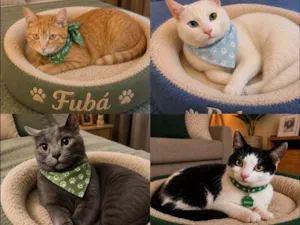 Gato raça SRD-ViraLata idade 7 a 11 meses nome Gatinhos e gatinhas 
